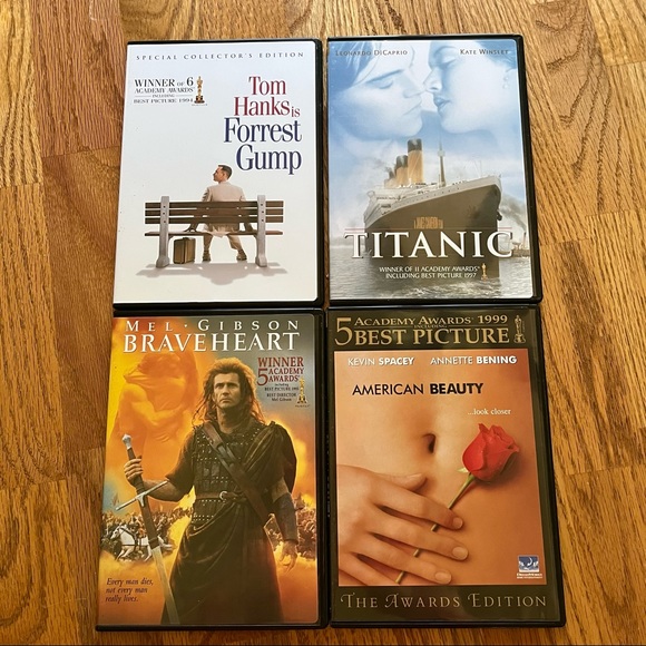 EUC Box Set of 7 Best Picture Winners DVDs (Godfather/Titanic/Forrest Gump) - Picture 7 of 14